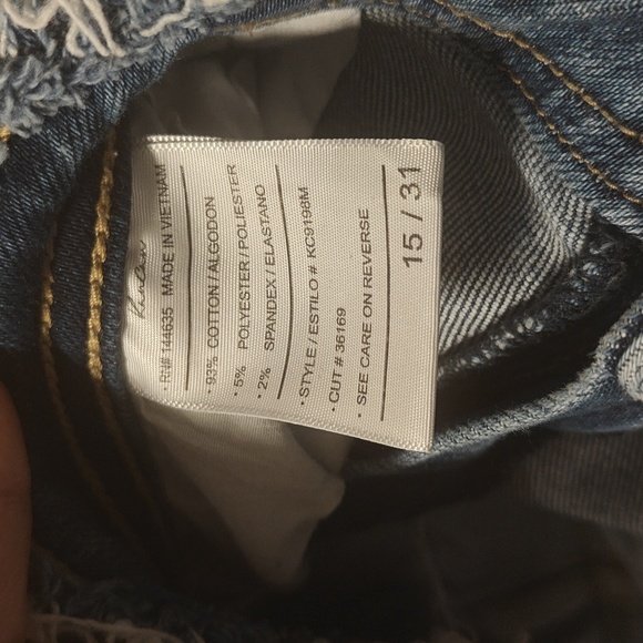 Kancan destroyed denim jeans sz 15/31 - Picture 7 of 7